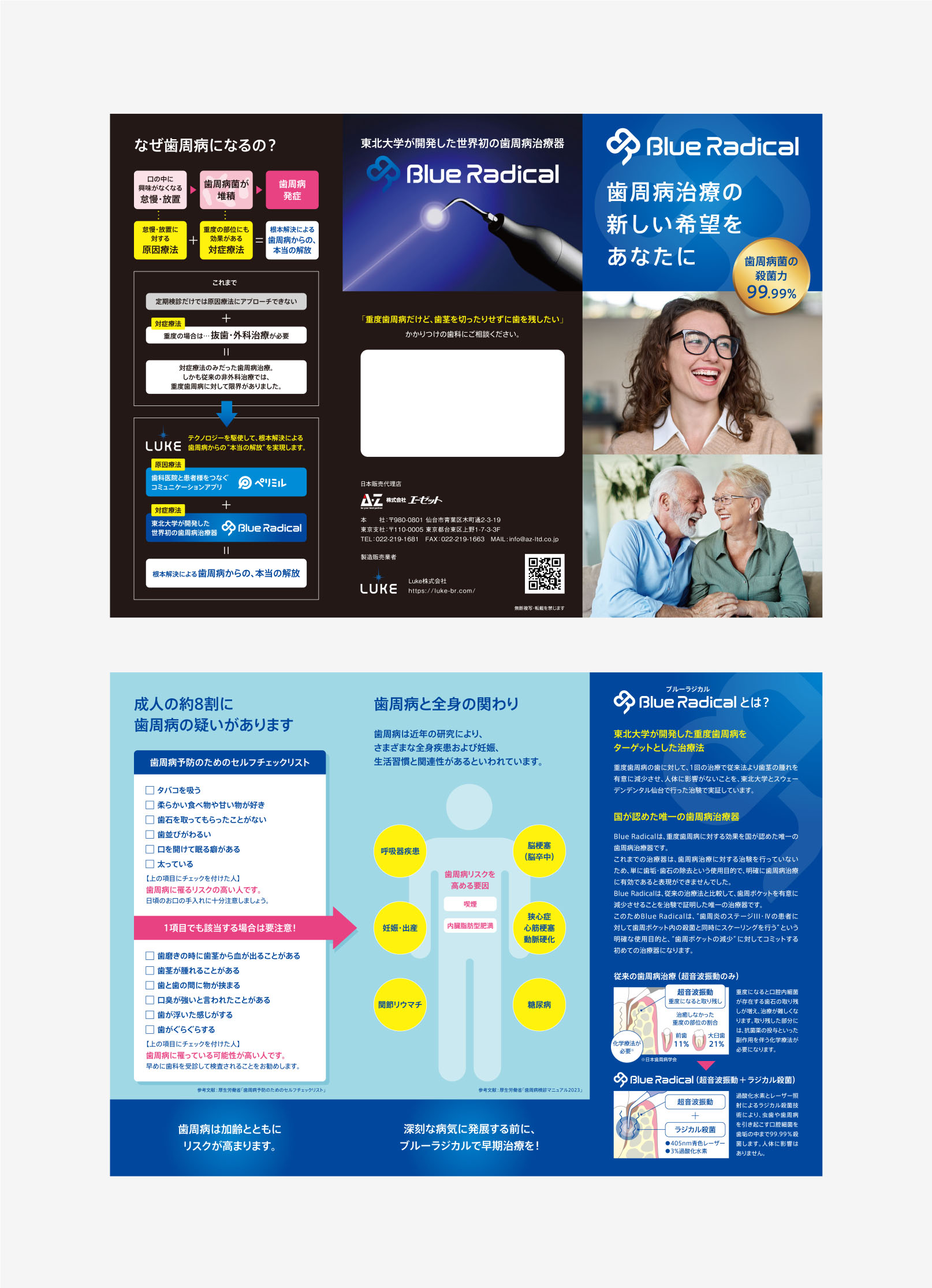 Blue Radical リーフレット